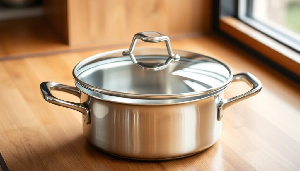 saucepan with lid