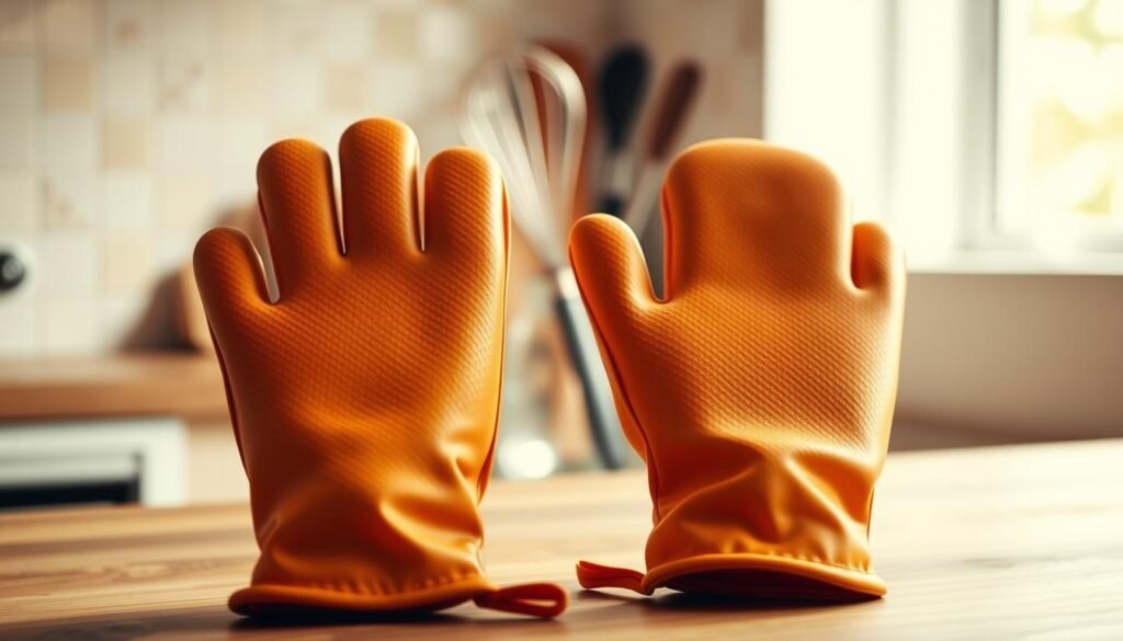 silicone oven mitts